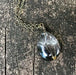 Dandelion Seed Necklace Antique Bronze