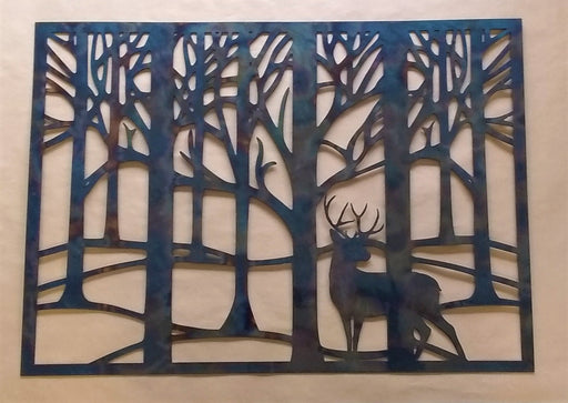 Deer in Forest Wall Art