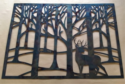 Deer in Forest Wall Art
