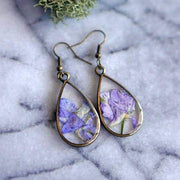 Purple Larkspur Earrings