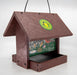 Diner recycled bird feeder in cherry wood