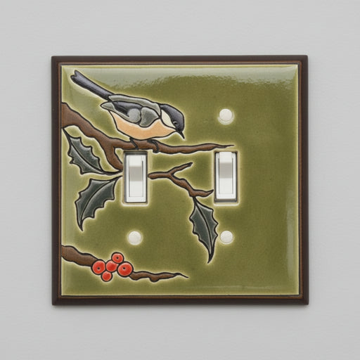 Chickadee Double Light Switch