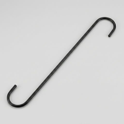 Erva Black S-Hook with 2" opening - 18"