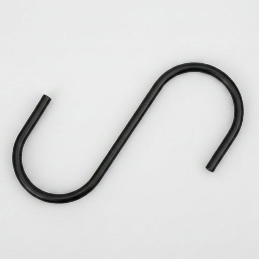 Erva Black S-Hook with 2" opening - 6"