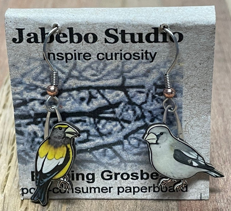 Evening Grosbeak Earrings