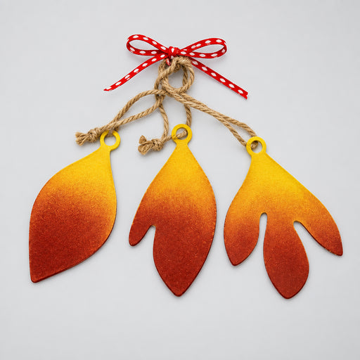 fall color sassafras ornament