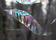 Feather Window Cling bird Collison prevention
