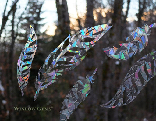 Feather Window Cling