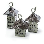 Square Lantern with Fern Design - Jarvis Speckled Green