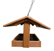 Amish made Fly Thru Recycled Feeder -tan