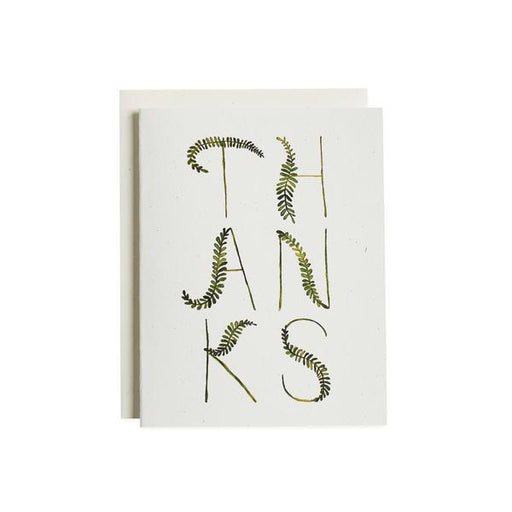 Fronds Thanks You Card 1