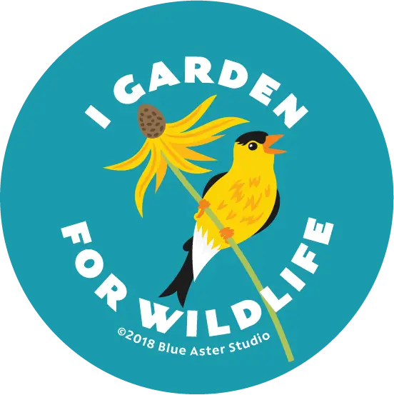 Garden For Wildlife Button — Nature Niche