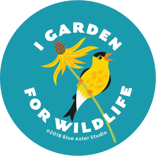 Garden For Wildlife Button - design