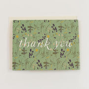 wild thank you card