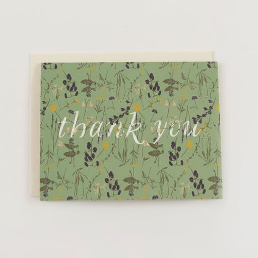 wild thank you card