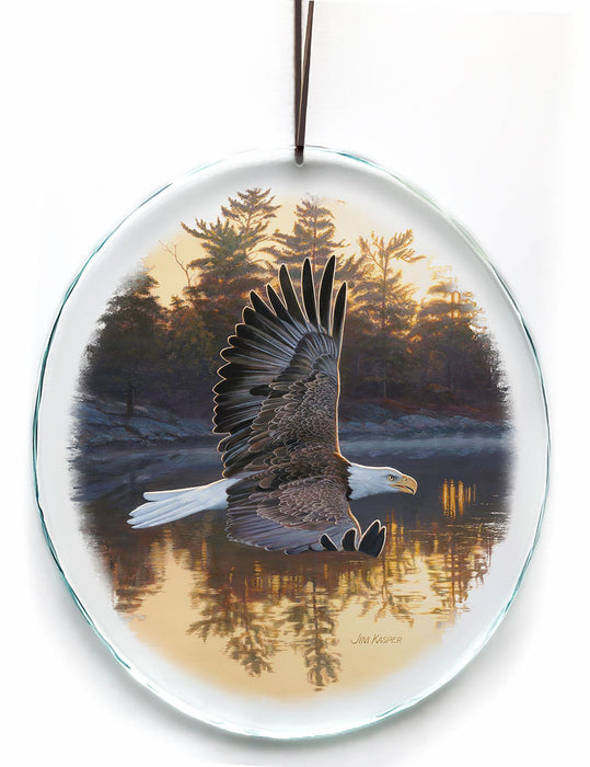 Gone Fishing - Bald Eagle Suncatcher