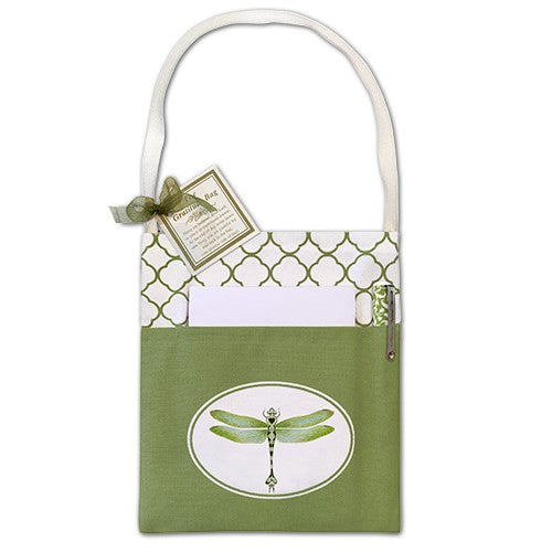 Gratitude Bag - Note Pad and Pen - Dragonfly