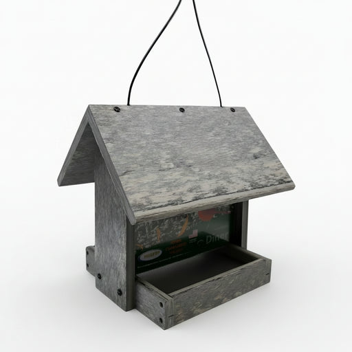 grey diner bird feeder