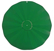 Hanging Disk Squirrel Baffle - Green - top