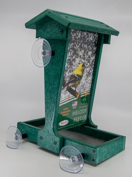 Melody Window Mount Feeder - Green