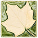4x4 maple leaf tile in green