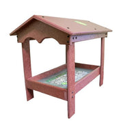 Ground Tray Feeder with Roof - 9 x 17