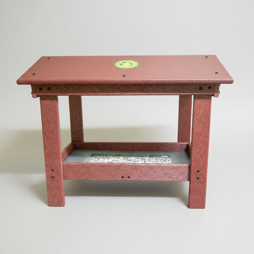 Ground Tray Bird Feeder with Roof - 9 x 17