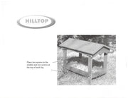 Ground Tray Recycled Feeder with Roof - 9" x 17" assembly instructions