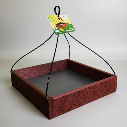 Hanging Tray bird Feeder - 12 x 12