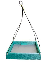 Green Hanging Tray Feeder - 9 x 9