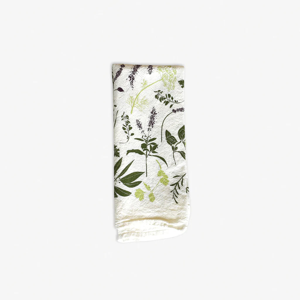 Herb Sprigs Napkins - Set of 4 - Thumbnail 3