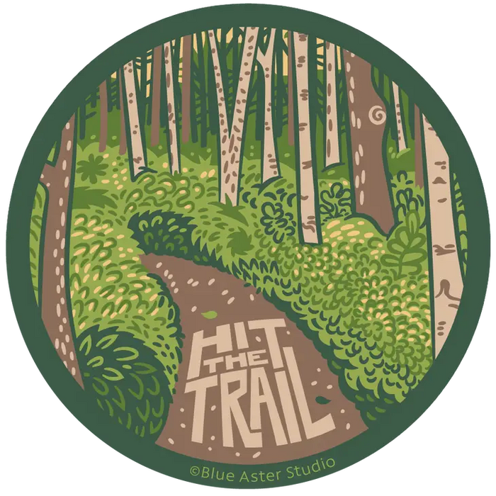 Hit the Trail Sticker