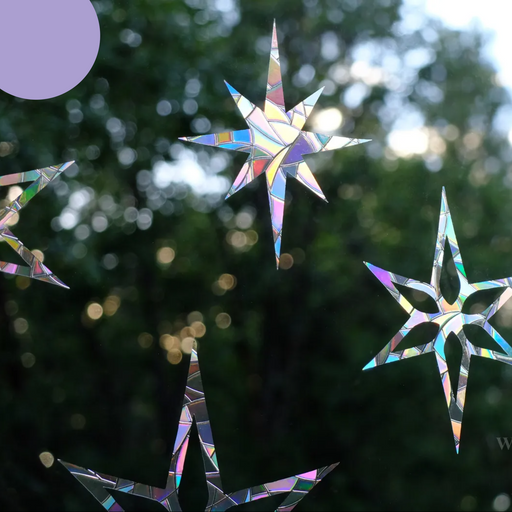 Holiday Stars Window Cling