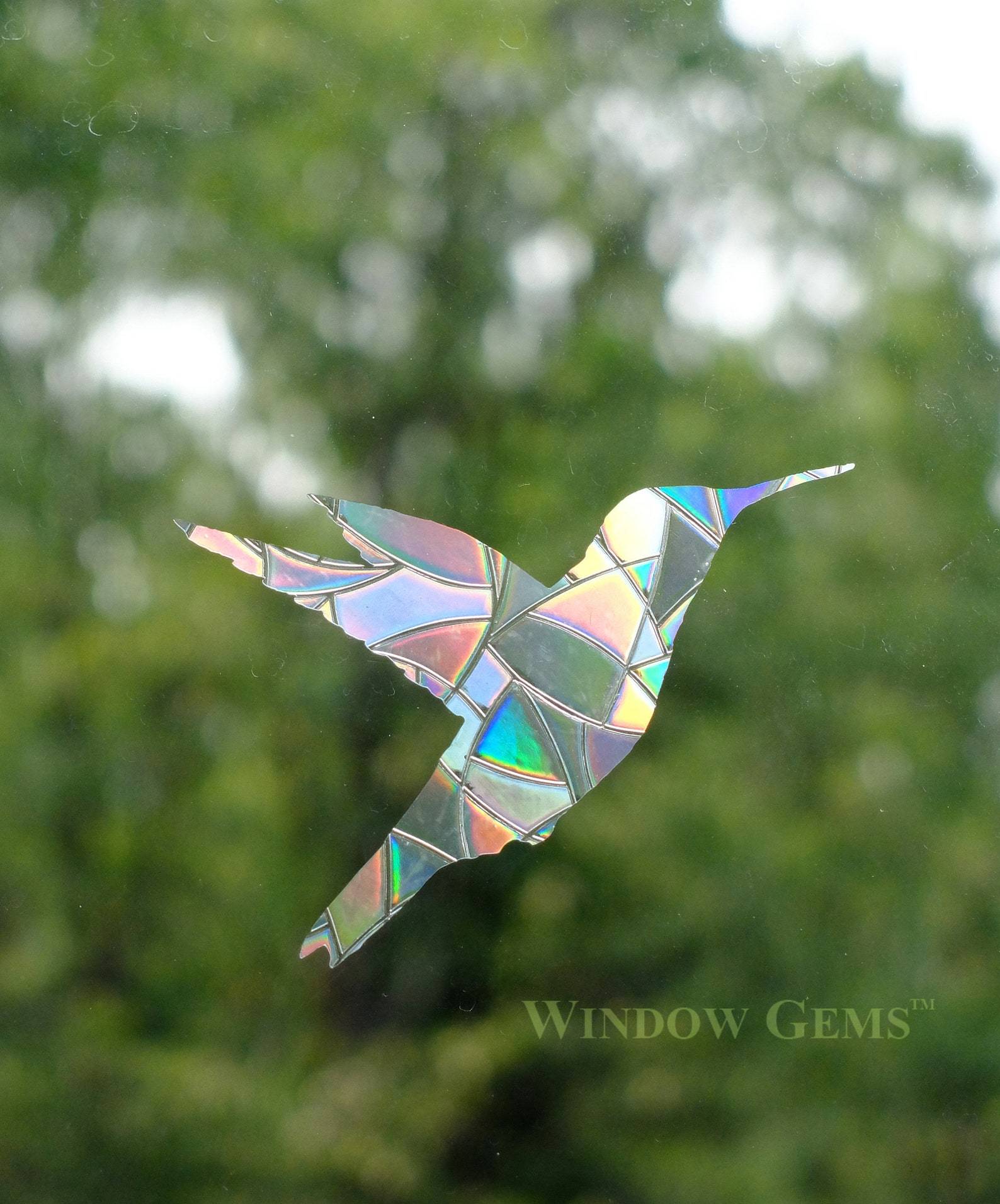 Hummingbird Window Cling - Thumbnail 2
