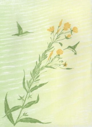 Gwen Frostic Lovely Combinations - Hummingbird - larger card