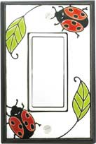 Ladybug wide outlet Plate Covers