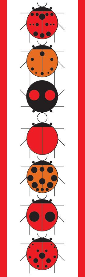 CHARLEY HARPER LADYBUG SAMPLER BOOKMARK
