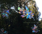 Autumn Leaves Window Cling on window