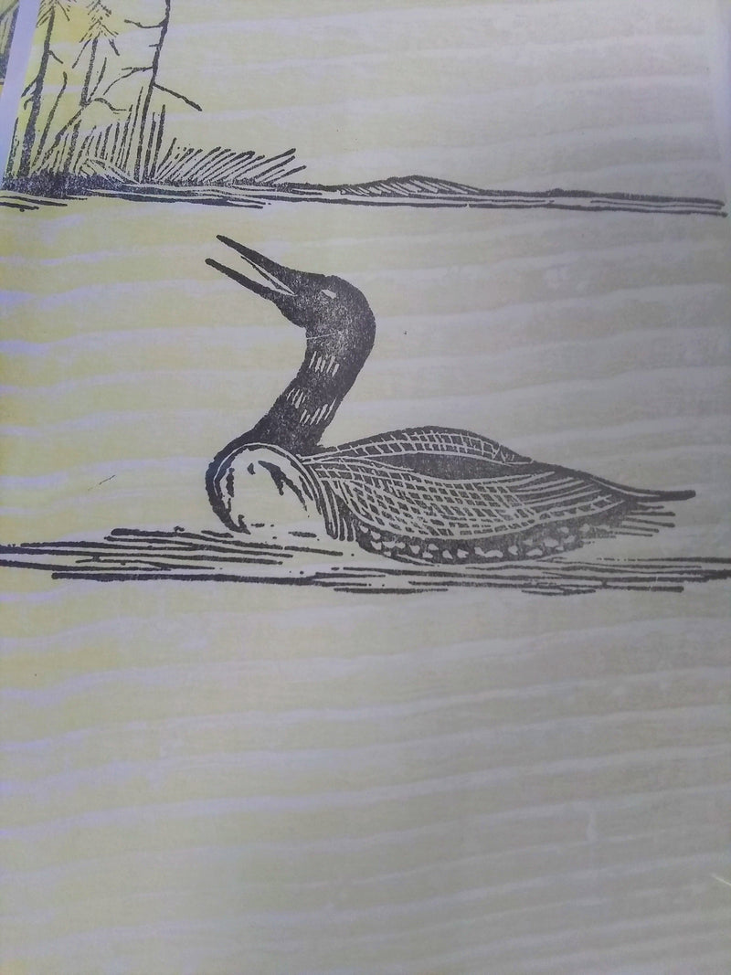 Gwen Frostic: Loon Greeting Card