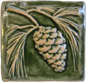 Pinecone tile