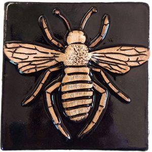 Bee decorative tile