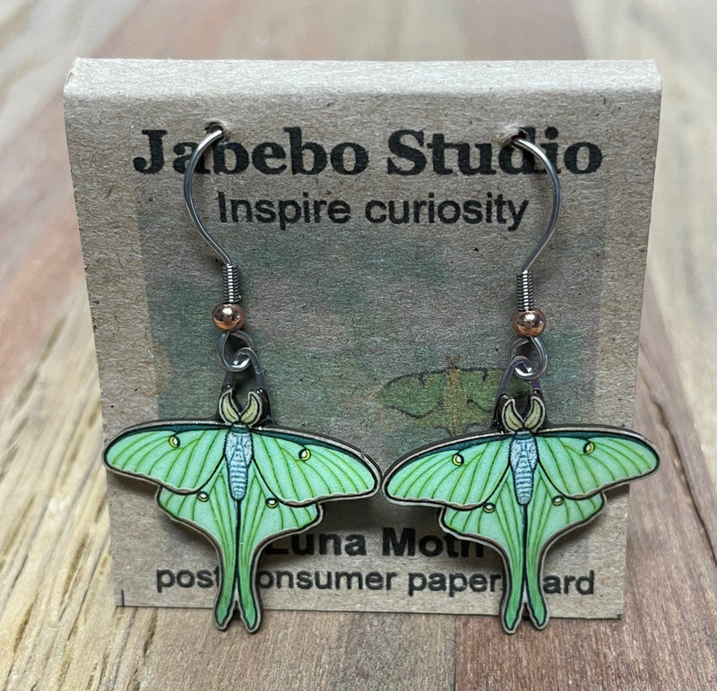 Luna Moth Earrings - Matching