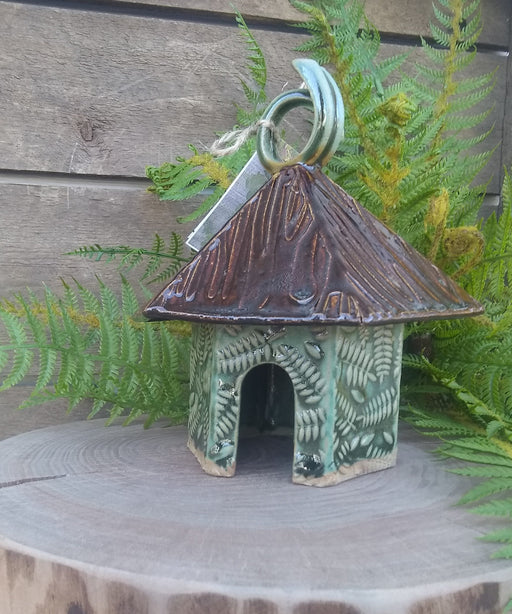 Toad House with Fern Design - Jarvis Speckled Green - Medium