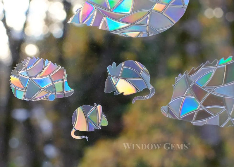 Mini Woodland Friends Window Clings