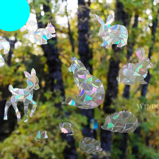 Mini Woodland Friends Window Clings