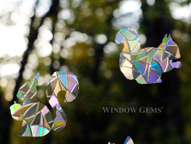 Mini Woodland Friends Window Clings