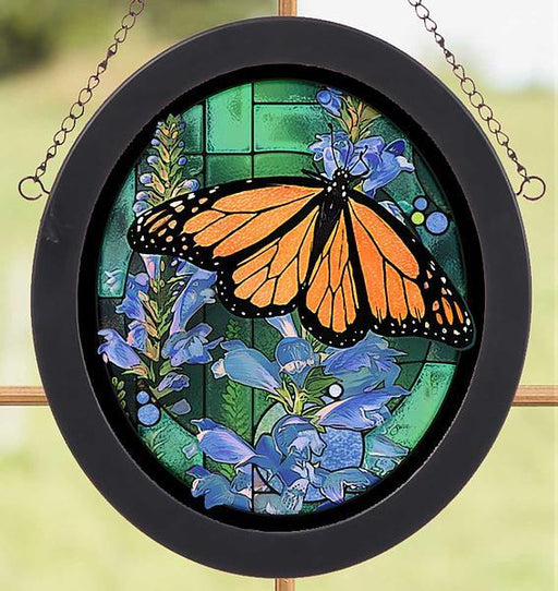 Monarch Butterfly Stained Glass Art