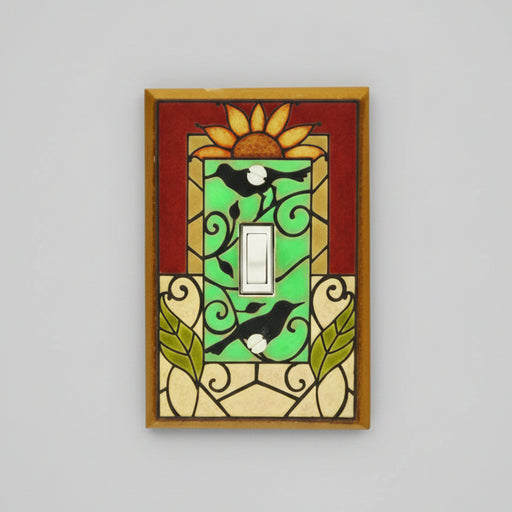 Mosaic Sunflower Light Switch Plate Covers