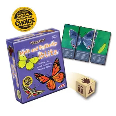 Moth and Butterfly Blitz Card Game - Jr. RangerLand