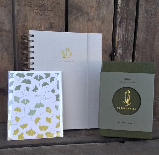 Summer Wildflower Bundle - Includes Herbarium, Pocket Press, and Card